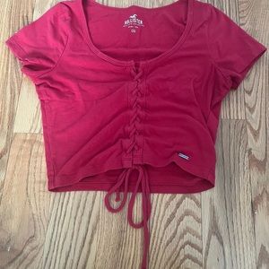 Hollister Red XS Baby Tee